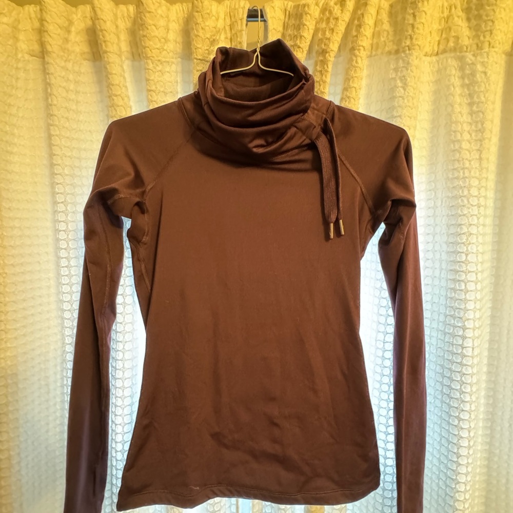 Nike Plum Funnel Neck Top